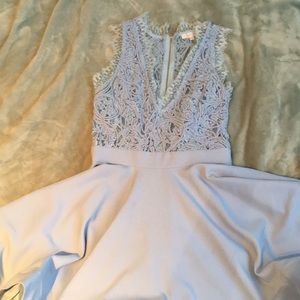 Blue homecoming/prom dress